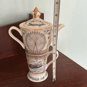 London Pottery Tea pot and cup David Birch